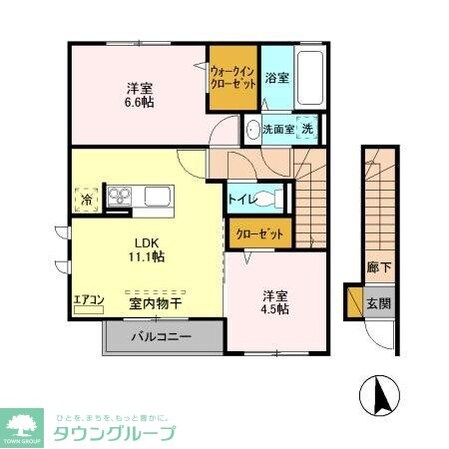 アヴニールの物件間取画像